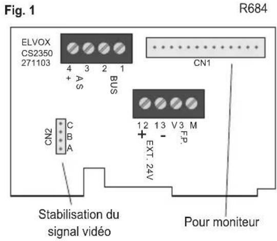 Vimar ELVOX 6329C - Bornier de connexion et connecteur - 1