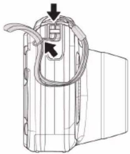 MEDION LIFE S44080 (MD 87280) - Attaching the wrist strap - 1