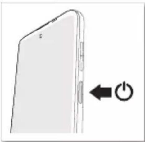 MOTOROLA Moto G42 - Inserción de las tarjetas y encendido del teléfono - 4