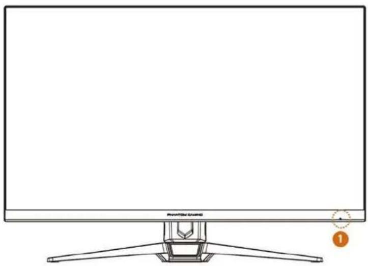 ASROCK PG27FF1A - Chapitre 3 Vue d'ensemble du moniteur - 1