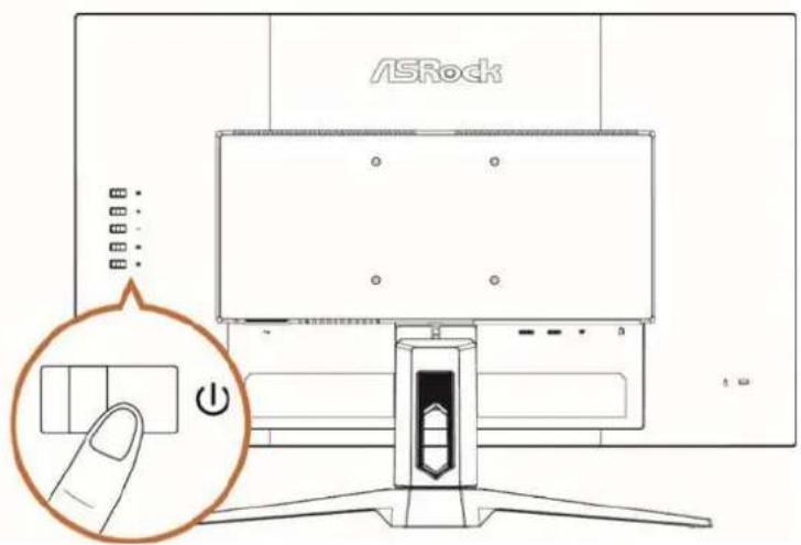 ASROCK PG27FF1A - MISE SOUS TENSION - 1