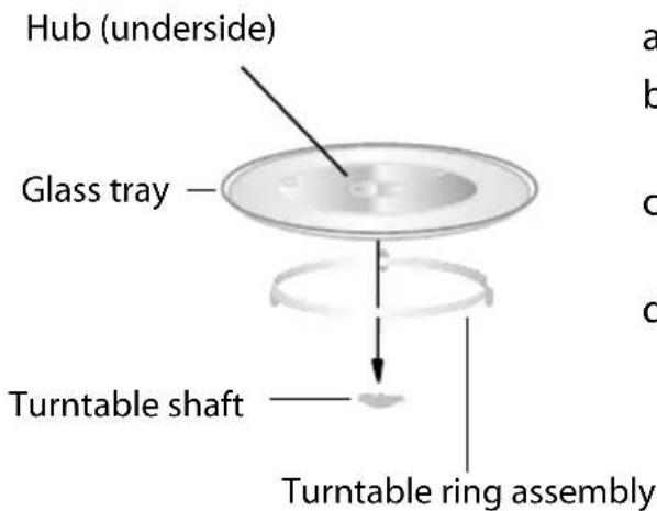 TOSHIBA MWMG20P(BK) - TURNTABLE INSTALLATION - 1