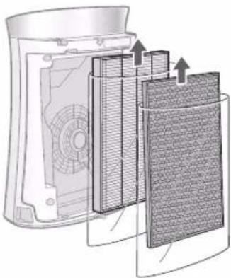 SHARP UAPM50EB - FILTER- EN KLEEFBLADINSTALLATIE - 3