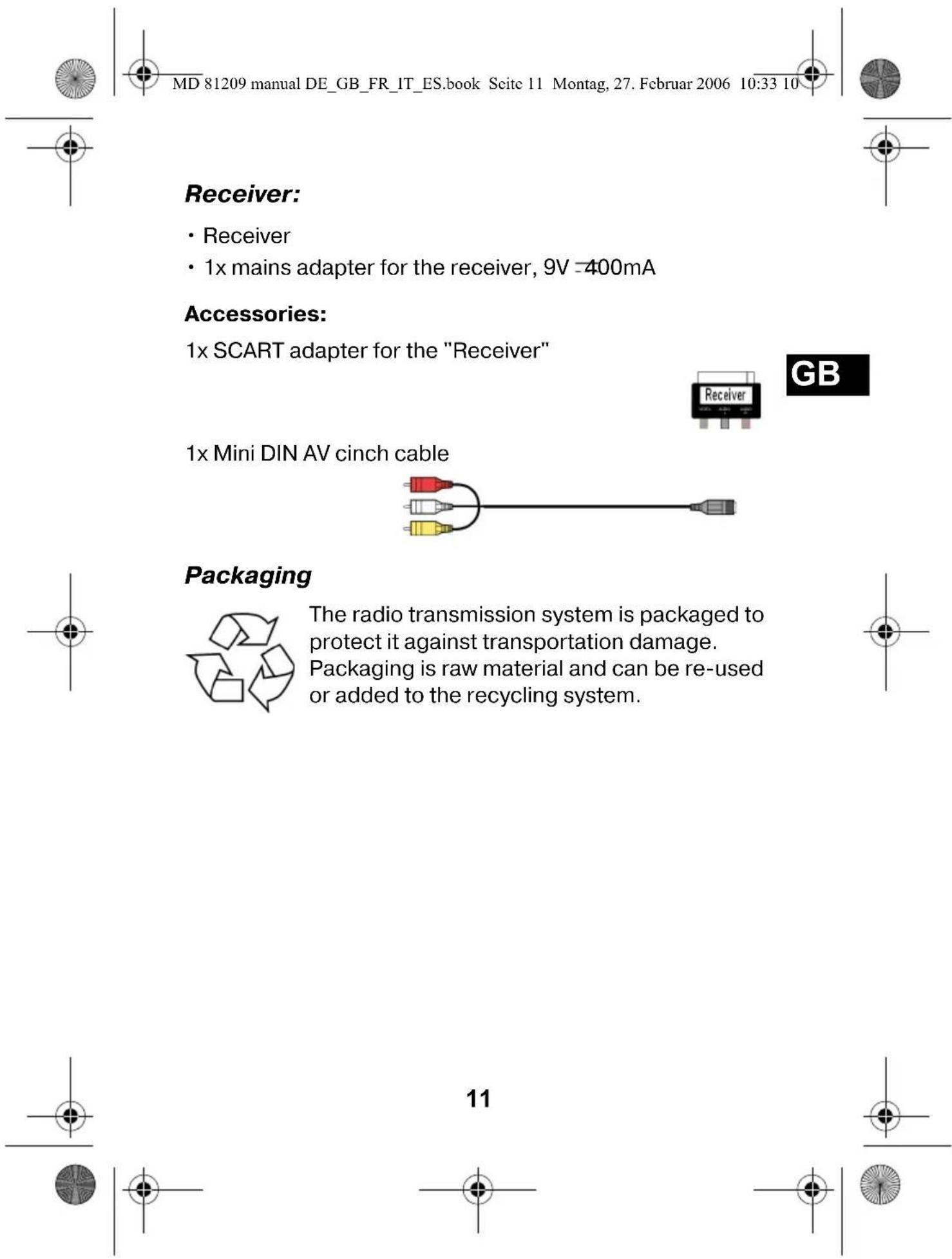 MEDION LIFE S65002 (MD 82044) - Receiver - 10