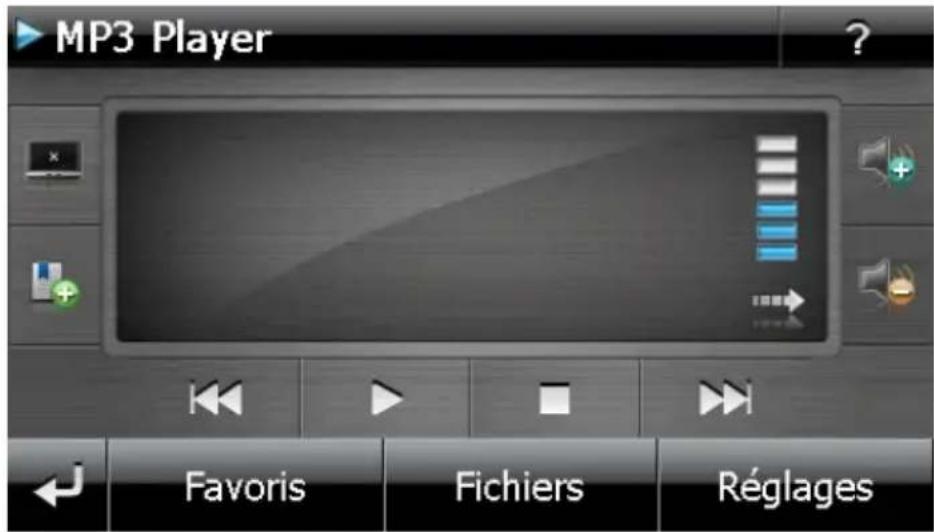 MP3 Player Favoris Fichiers Réglages