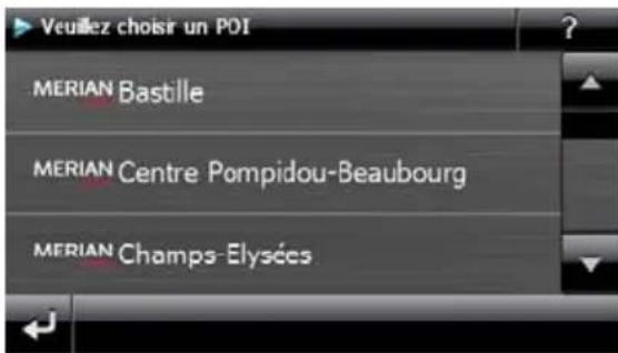 Veuillez choisir un PDI MERIAN Bastille MERIAN Centre Pompidou-Beaubourg MERIAN Champs-Elysées