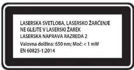 Graphite 59G812 - VARNOSTNI PREDPISI ZA LASERSKO NAPRAVO - 2