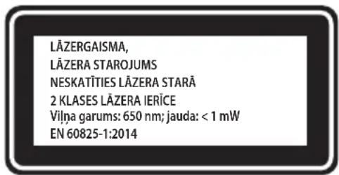 Graphite 59G812 - LAZERA IERICES DROŠIBAS NOTEIKUMI - 2