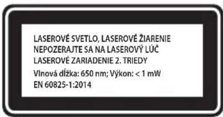 Graphite 59G812 - BEZPEČNOSTné PREDPISY PRE LASEROVÉ ZARIADENIE - 2