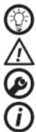 Graphite 59G812 - DESCRIPTION OF USED GRAPHIC SIGNS - 1