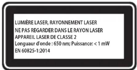 Graphite 59G812 - REGLES De securite relatives a un dispositif LASER - 2