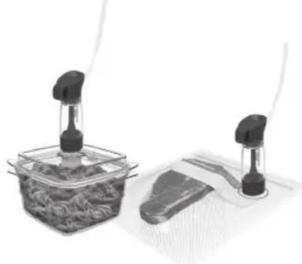 FOODSAVER FFS017X - FoodSaver™-tarvikkeiden käyttäminen - 1
