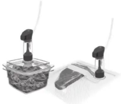 FOODSAVER FFS017X - Χρήση εξαρτημάτων FoodSaver™ - 1