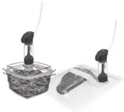 FOODSAVER FFS017X - Utilizarea accesorilor FoodSaver™ - 1