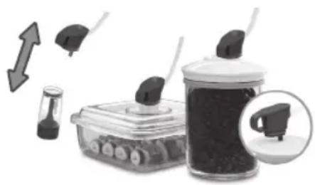 FOODSAVER FFS017X - Χρήση εξαρτημάτων FoodSaver™ - 2