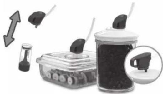 FOODSAVER FFS017X - FoodSaver™-tarvikkeiden käyttäminen - 2
