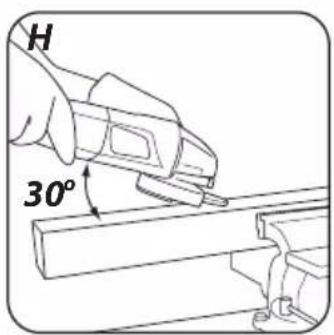H 30°