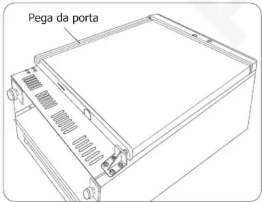 POLAR CD615 - Inversão do sentido de abertura da porta (Excluindo o modelo CB921/CD086/CD087/CD088) - 1