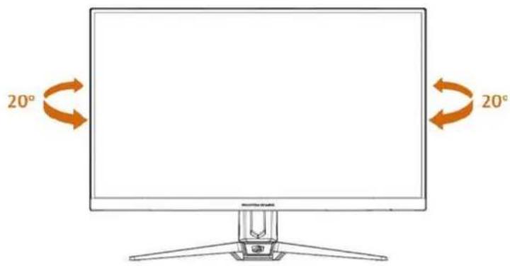 ASROCK PG27F15RS1A - Chapitre 4 Réglage de l'angle de visualisation - 3