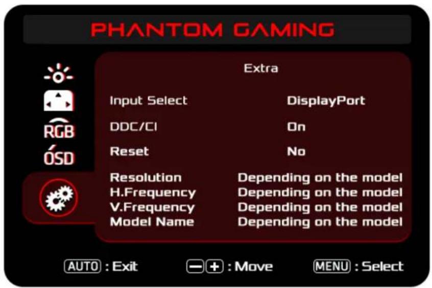 ASROCK PG27F15RS1A - Menus OSD (Les descriptions pour le contrôle des fonctions) - 5