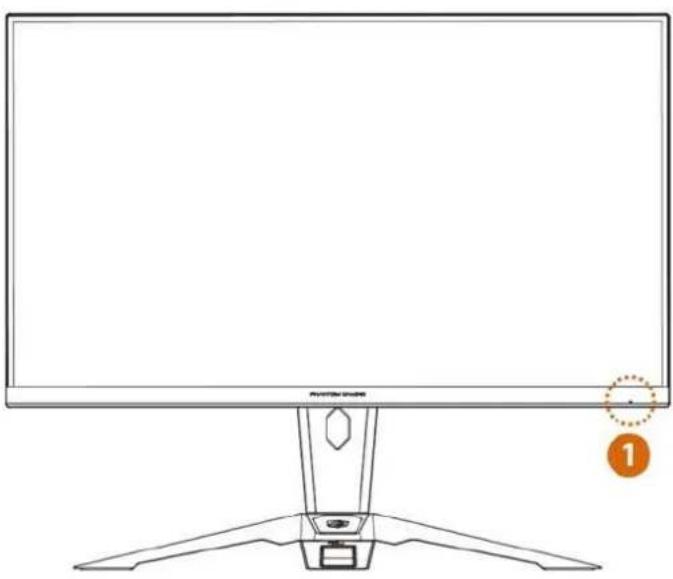 ASROCK PG32QF2B - Chapitre 3 Vue d'ensemble du moniteur - 1