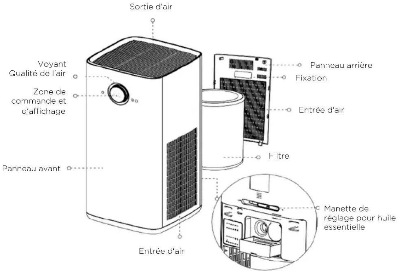 HISENSE AP580H - Composants de l'appareil - 1