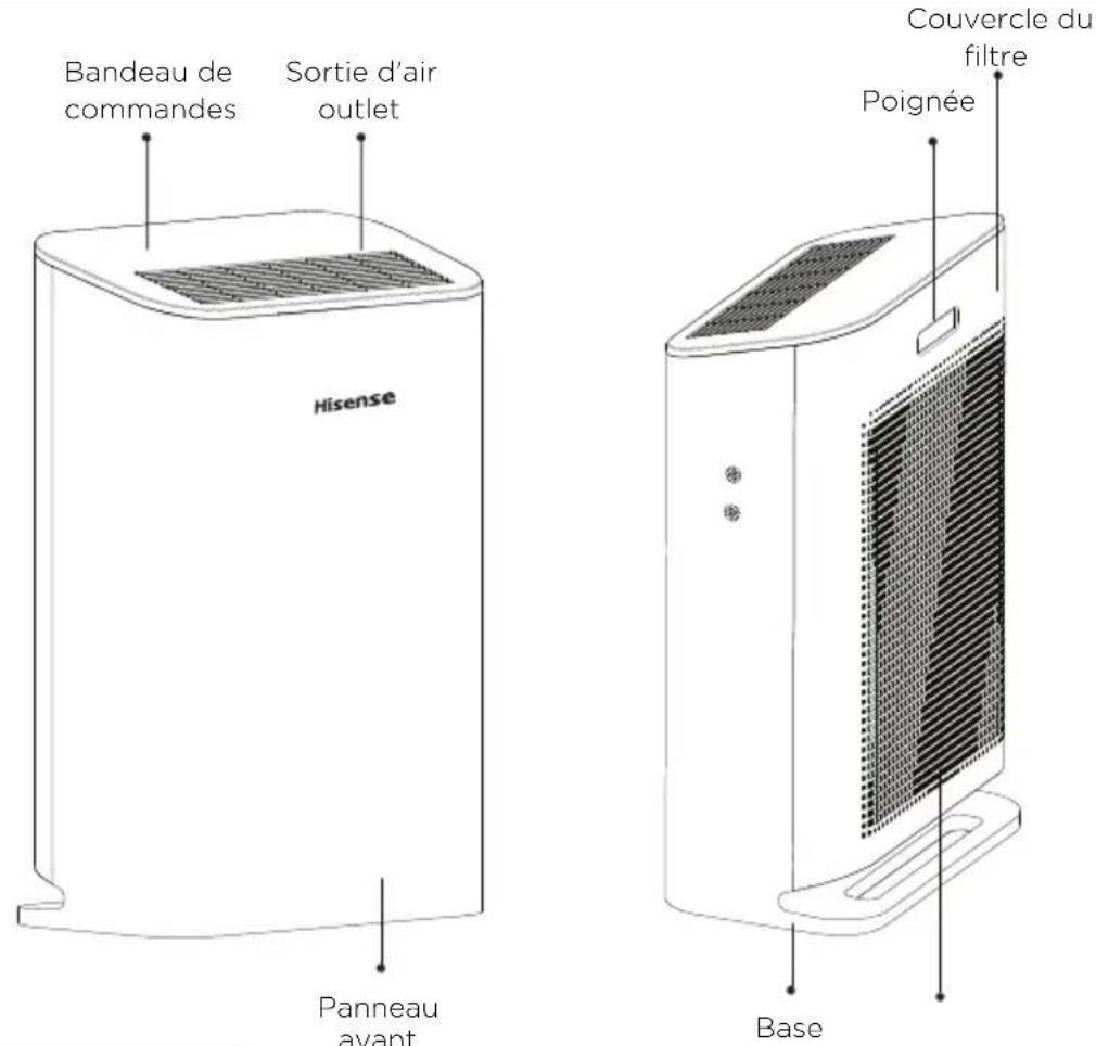 HISENSE AP220H - Description de l'appareil - 1