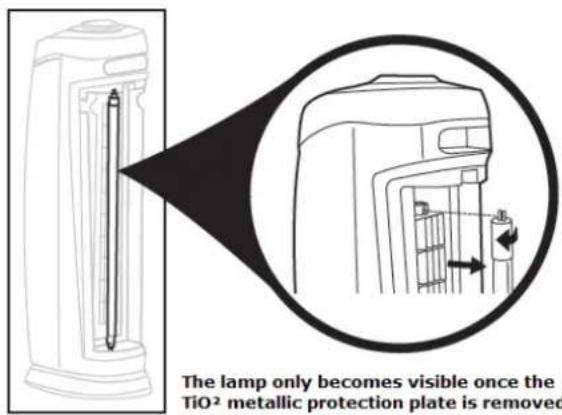 Clean Air Optima CA508 - Replace the UV-C lamp - 3