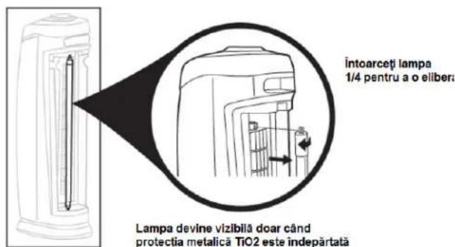 Clean Air Optima CA508 - Înlocuirea lampei UV-C - 3