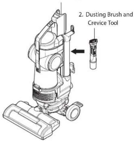 2. Dusting Brush and Crevice Tool
