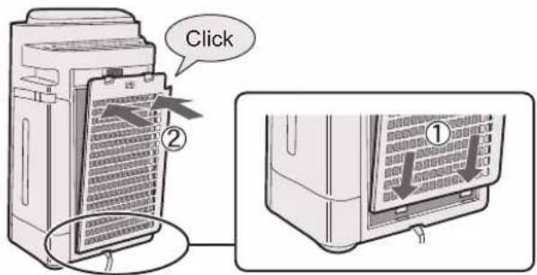 Click ② ①