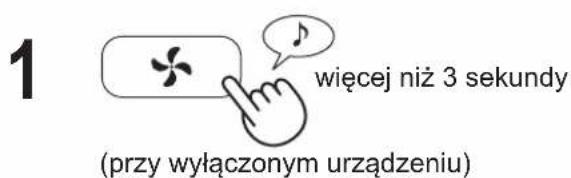 1 wieciej niż 3 sekundy (przy wyłączonym urzadzeniu)