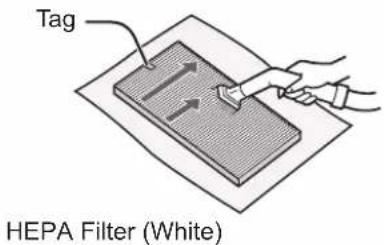 Tag HEPA Filter (White)