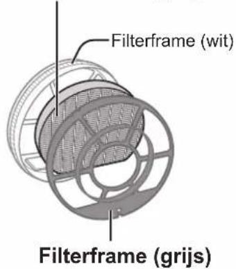 Filterframe (wit) Filterframe (grijs)