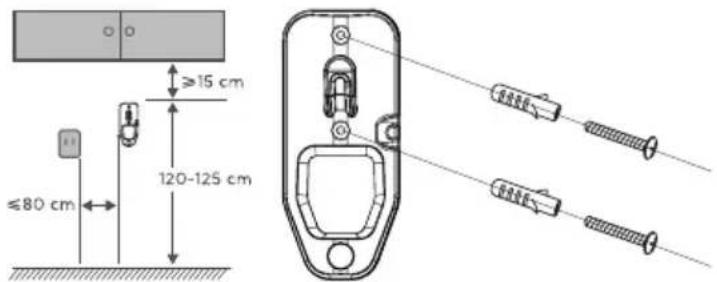 AMICA Joran Aqua VM 9003 - Instalace nástěnného držáku - 1