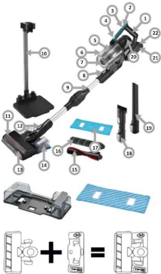 AMICA Aqua Leste VM 8200 - Features and components - 1