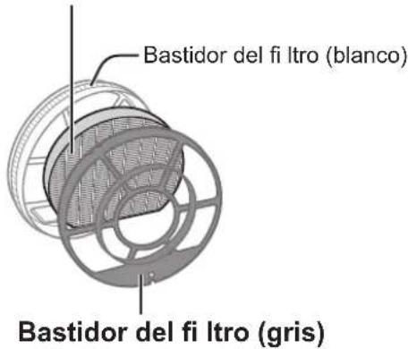 Bastidor del fi Itro (blanco) Bastidor del fi Itro (gris)