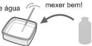 é água mexer bem!