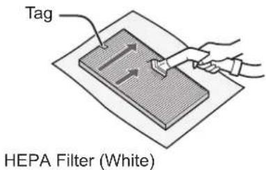 Tag HEPA Filter (White)