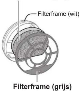 Filterframe (wit) Filterframe (grijs)