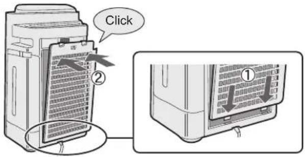 Click ② ①