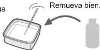 a Remueva bien.