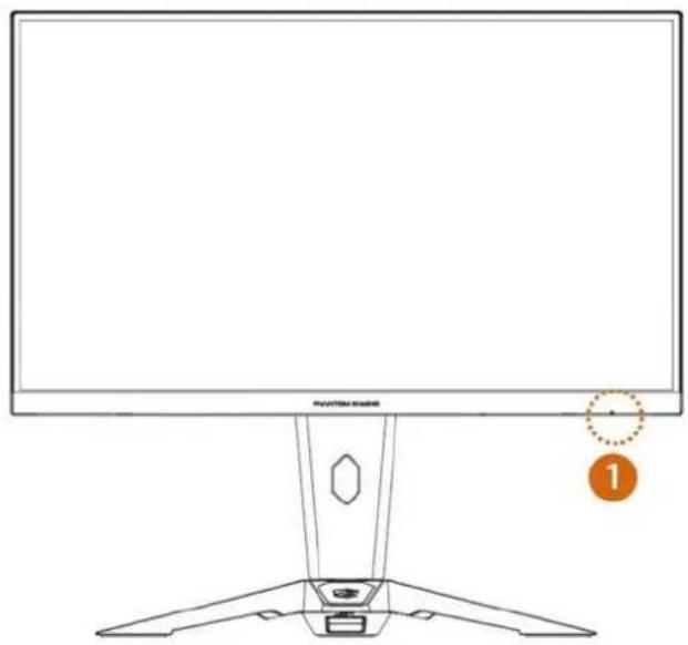 ASROCK PG27Q15R2A - Chapitre 3 Vue d'ensemble du moniteur - 1