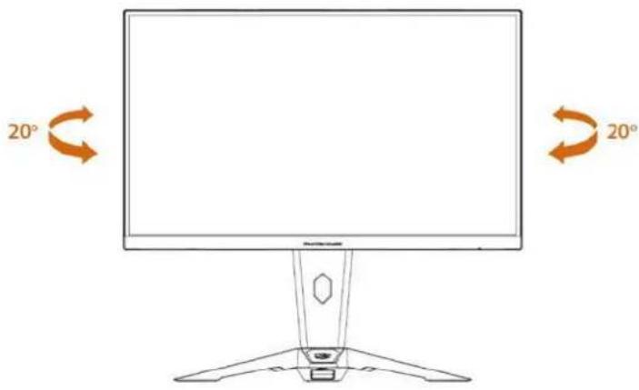 ASROCK PG27Q15R2A - Chapitre 4 Réglage de l'angle de visualisation - 2