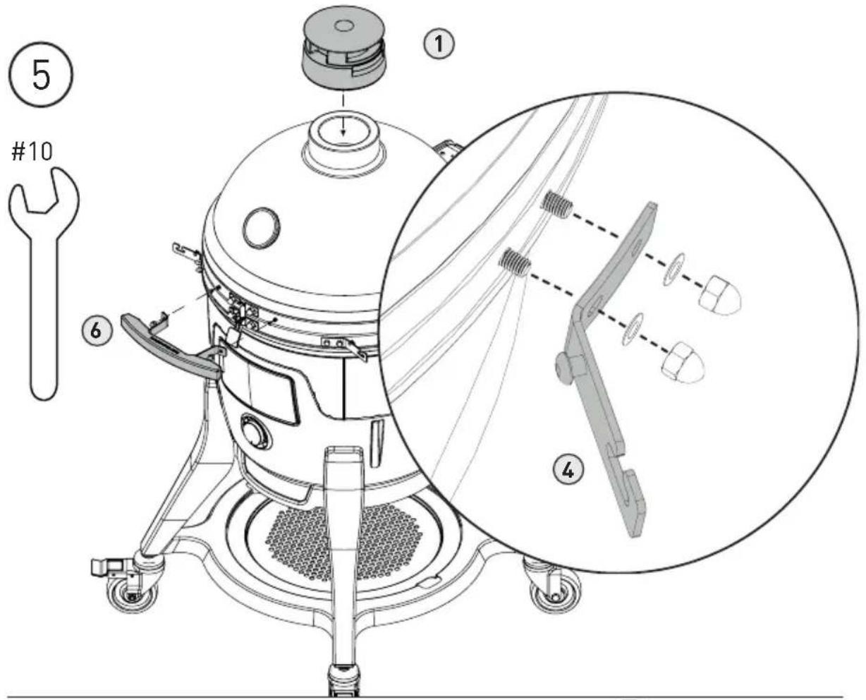 Kamado Joe Pellet - Hardware - 5