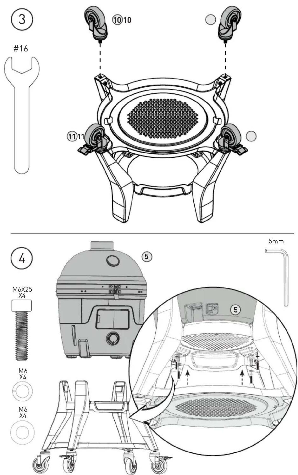 Kamado Joe Pellet - Hardware - 4