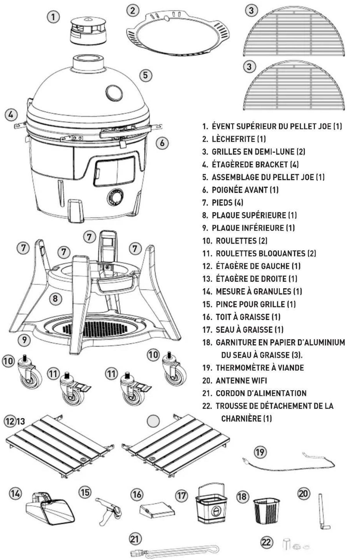 Kamado Joe Pellet - Conservez ces instructions. - 2
