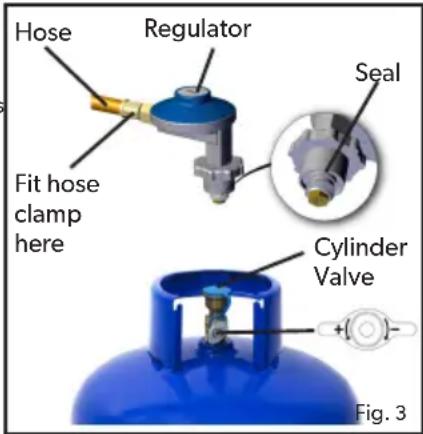 CADAC Grillo Chef 40 - Disconnecting and changing the gas supply - 2