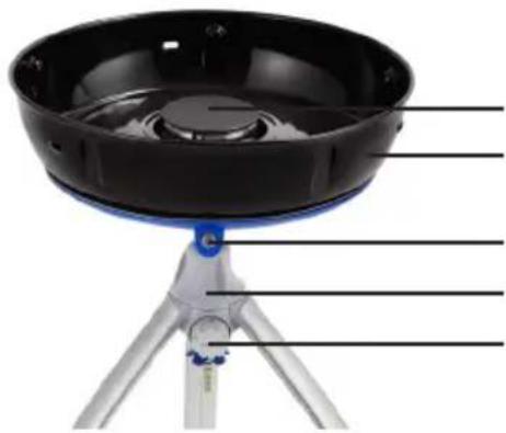 CADAC Grillo Chef 40 - Komponentlista - 4