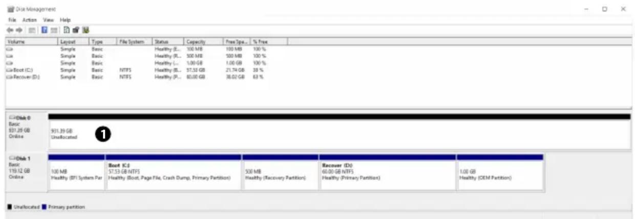 MEDION ERAZER P6705 (MD 61365) - Problème lors de la détection d'un disque dur supplémentaire. - 1